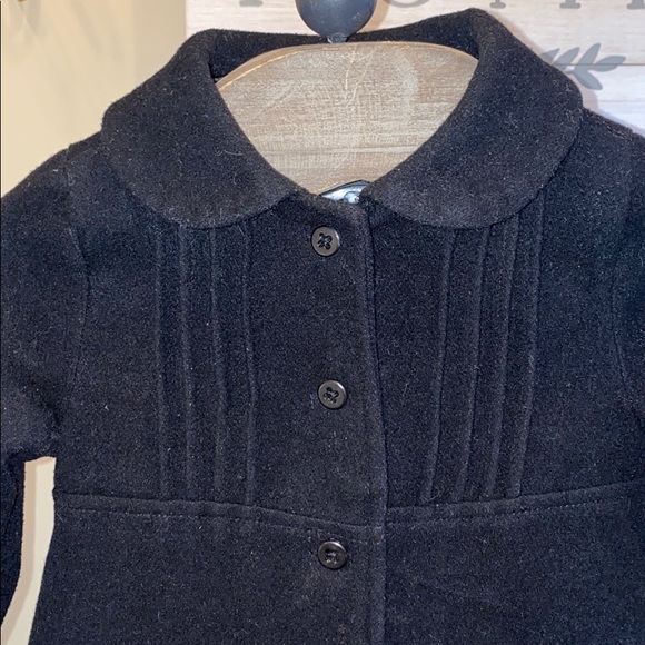 GYMBOREE, BLACK WOOL 18-24 MO COAT - Picture 3 of 5